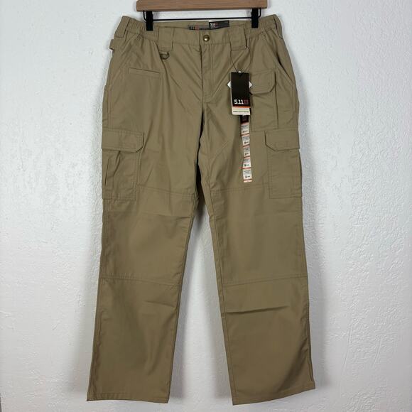5.11 Tactical Women's Taclite Pro Ripstop Pant in TDU Khaki NWT Size 14 - Picture 1 of 4
